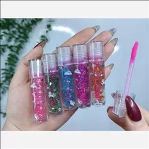 برق لب شاین دار مدل اسب تک شاخ برای لب های براق و جذاب 