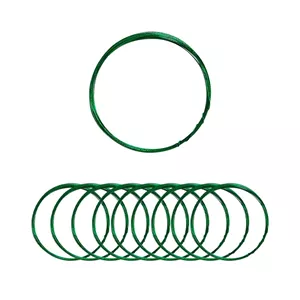 سیم گلسازی سبز (بسته 50 عددی)(سیم مفتول)