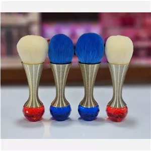 براش پودر و رژگونه دسته کریستالی الماسی