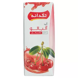 آب آلبالو تکدانه حجم 200 میلی لیتر 6260138420260
