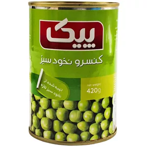 کنسرو نخود سبز پیک مقدار 420 گرم 6263555000206