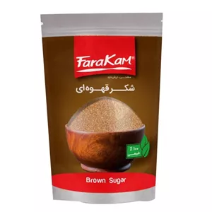 شکر قهوه ای 500 گرم فراکام کامور - 6260118500975