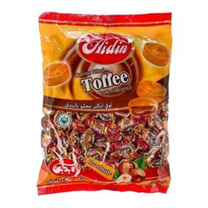 تافی مغزدار فندقی پاکتی 500 گرم آیدین - 6260109251893