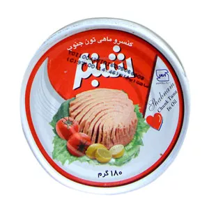 کنسرو ماهی درب کلیدی شبنم 180گرم 6262663200034