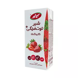 شیر توت فرنگی غنی شده 200 میل کاله - 6260161527097