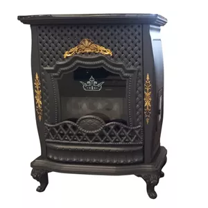 بخاری گازی طرح شومینه 28000 حصیری الماس گاز