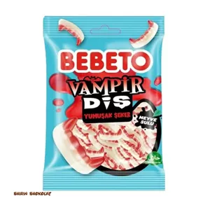 پاستیل ببتو BEBETO مدل VAMPIR Diş دندان خون آشام 80 گرمی