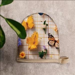 دستگیره آشپزخانه مخمل،طرح پروانه طلایی،مناسب جهیزیه و سرویس عروس