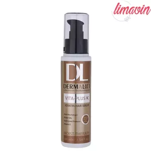 سرم مو درمالیفت مدل VITA PLUSK مناسب برای موهای کراتینه حجم 100 میلی لیتر