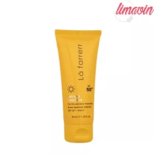 کرم ضد آفتاب بدون رنگ لافارر مدل SPF50 مناسب پوست چرب حجم 40 میلی‌لیتر