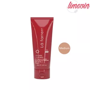 کرم ضد آفتاب رنگی لافارر مدل SPF40-medium مناسب پوست‌های خشک و معمولی حجم 40 میلی‌لیتر