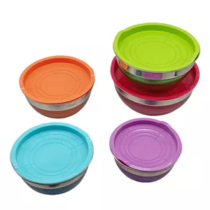 لوازم آشپزخانه لگن آشپزخانه وای وای آی مدل رنگی کد 028 مجموعه 5 عددی M.r