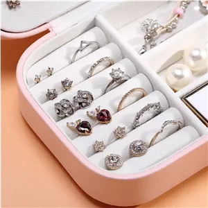 جعبه جواهرات مدل مسافرتی چرمی
