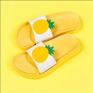 دمپایی دخترانه پاپا مدل آناناس کد YW.3516 Mez