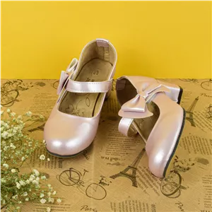 کفش دخترانه مدل مجلسی Papillon PK.3552 Mez