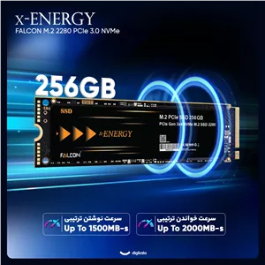 اس اس دی اینترنال PCIe Gen3 x4 ایکس انرژی مدل FALCON ظرفیت 256 گیگابایت