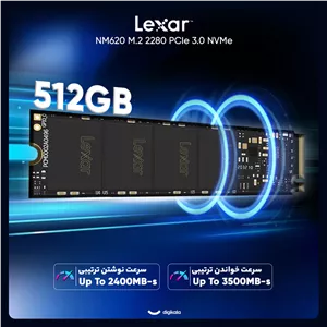 اس اس دی اینترنال PCIe Gen3 x4 لکسار مدل NM620 ظرفیت 512 گیگابایت HHG