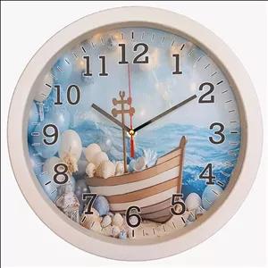 ساعت دیواری کوارتز طرح کلاسیک مدل قایق کد 4040912R