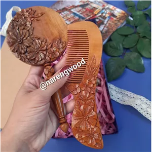 منبت،ست آینه و شانه منبتکاری شده