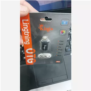 تبدیل OTG به لایتینینگ آیفون برند کینگ پلاس HK-68 اورجینال
