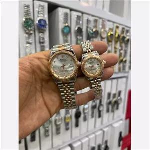 ساعت رولکس دیت جاست رز گلد صفحه سلیور