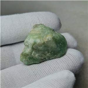 سنگ راف آمازونیت وارداتی سبز کیفیت درجه یک و طبیعی و معدنی 19 گرمی