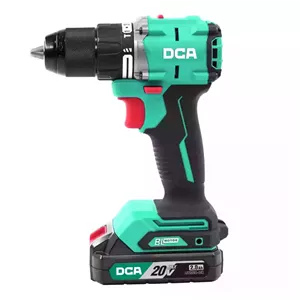 دریل چکشی شارژی براشلس 20 ولت 2 آمپر دی سی ای DCA مدل ADJZ2060iAM (12 ماه گارانتی)