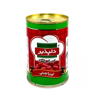 کنسرو لوبیا چیتی دلپذیر 420گرمی 6260107396732