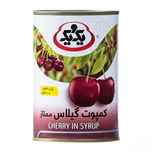 کمپوت گیلاس 410 گرمی یک و یک 6261111109363