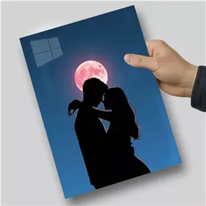 متال پوستر عاشقانه ماه کامل
