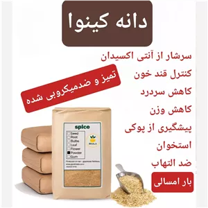 دانه کینوا پودر شده با کیفیت ممتاز، یک کیلویی 