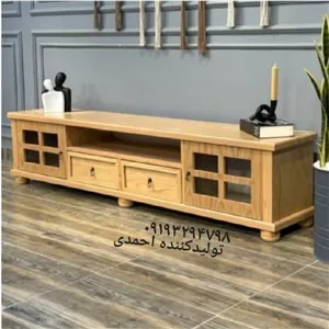 میزتلویزیون چوبی بلوط