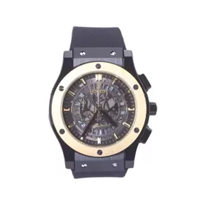 هاکان ساعت مچی هابلوت مردانه صفحه اسکلتون قاب طلایی کرنوگراف 888153