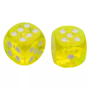 تاس بازی مدل YELLOW-D بسته 2 عددی XG9