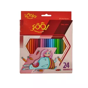 مداد رنگی 24 رنگ لوکی کد 007 مدل 1