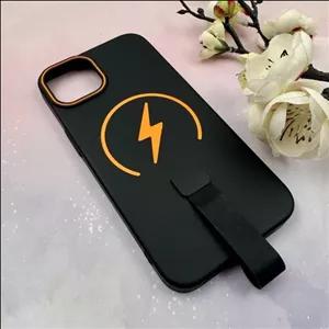 قاب گوشی iPhone 13 - iPhone 14 آیفون مگ سیف دار اورجینال سخت HARD کلاسیک فینگربند انگشتی مشکی کد 114138