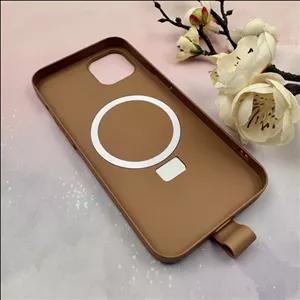 قاب گوشی iPhone 13 - iPhone 14 آیفون مگ سیف دار اورجینال سخت HARD کلاسیک فینگربند انگشتی قهوه ای کد 114142