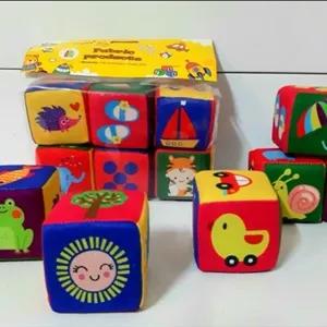 مکعب رنگی ابری-پارچه ای (6تایی)