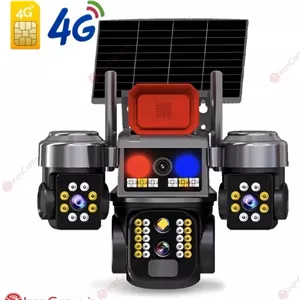 دوربین بی سیم خورشیدی سیمکارتی V380 ظرفیت 12 مگاپیکسل