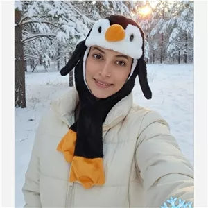 کلاه پنگوئنی . کلاه فانتزی .کلاه پنگوئن .پنگوئن
