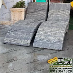 تخت کنار استخر حصیری مدل موج