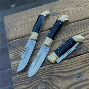 چاقو ضامن دار طرح پرنده ضد زنگ زنجان با کیف مخصوص