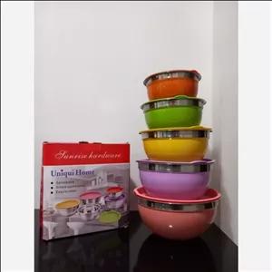 لگن درب دار رنگی یونیک هوم 