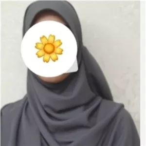 روسری کرپ حریر طوسی