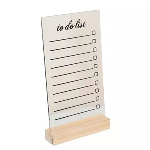 تخته وایتبرد مدل چک لیست روزانه سایز 25x15x0.6 سانتیمتر Nrv