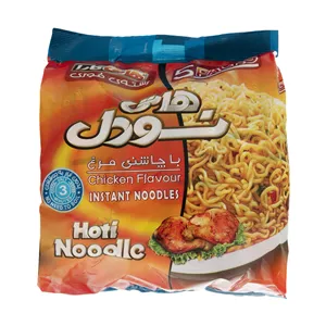 اقساطی و ارسال رایگان نودل با عصاره مرغ هاتی کارا - بسته 5 عددی