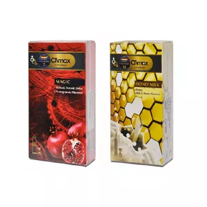 کاندوم کلایمکس مدل Magic بسته 12 عددی به همراه کاندوم کلایمکس مدل Honey Milk بسته 12 عددی 2GF
