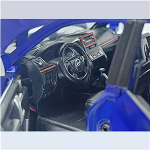 ماشین بازی فلزی غیرکنترلی عقبکش شاسیبلند لکسوس با طراحی دقیق، چراغ، صدا و افکت دودزا