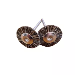 برس سیمی مدل فلزی سر دریل بسته 2 عددی 3A5