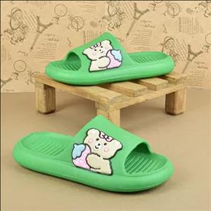 دمپایی دخترانه زیتون مدل تارانتو کد GRN.3571 FNX